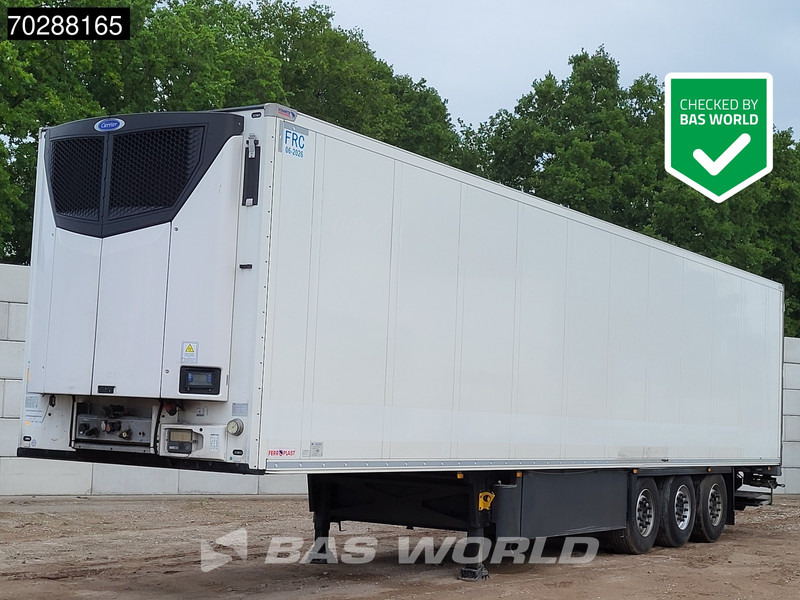 Schmitz Cargobull Carrier Vector HE 19 MT 3 axles Ladebordwand Blumenbreit Schiebewand ATP-FRC - Refrigerator semi-trailer: picture 1 Schmitz Cargobull Carrier Vector HE 19 MT 3 axles Ladebordwand Blumenbreit Schiebewand ATP-FRC - Refrigerator semi-trailer: picture 1