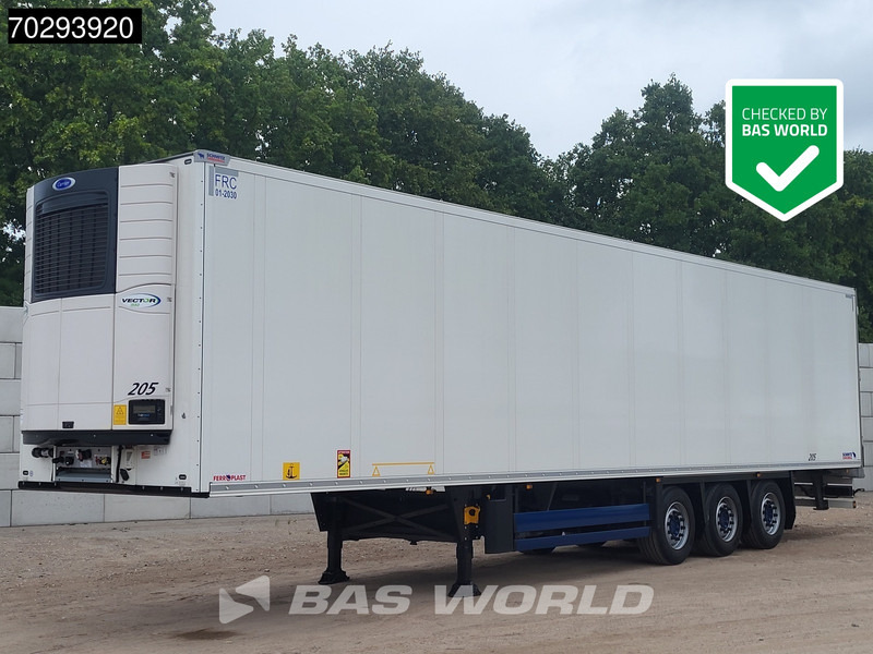 Schmitz Cargobull SCB*S3 Low Hours 2xLiftachse Blumenbreit ATP-FRC - Refrigerator semi-trailer: picture 1 Schmitz Cargobull SCB*S3 Low Hours 2xLiftachse Blumenbreit ATP-FRC - Refrigerator semi-trailer: picture 1