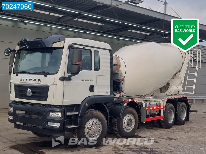 Sitrak G5 350 8X4 8m3 Liebherr HTM 804 H Mixer Big-Axle Steelsuspension - Concrete mixer truck: picture 1 Sitrak G5 350 8X4 8m3 Liebherr HTM 804 H Mixer Big-Axle Steelsuspension - Concrete mixer truck: picture 1