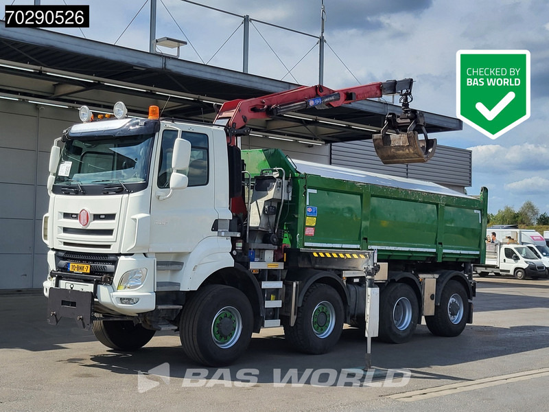 Tatra Tatra Phoenix 8P6R43/Phoenix 8X8 NL-Truck HMF 1943Z Crane 17m3 HSW Big-Axle Steering-Axle 8x8 Automatic Euro 6 - Tipper, Crane truck: picture 1 Tatra Tatra Phoenix 8P6R43/Phoenix 8X8 NL-Truck HMF 1943Z Crane 17m3 HSW Big-Axle Steering-Axle 8x8 Automatic Euro 6 - Tipper, Crane truck: picture 1