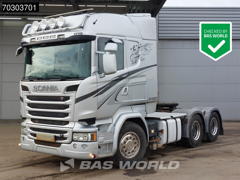 Scania R580 R 6X4 3-Pedals! Full-Air Retarder Hydraulik Drumbrakes Big-Axle - Tractor unit: picture 1 Scania R580 R 6X4 3-Pedals! Full-Air Retarder Hydraulik Drumbrakes Big-Axle - Tractor unit: picture 1