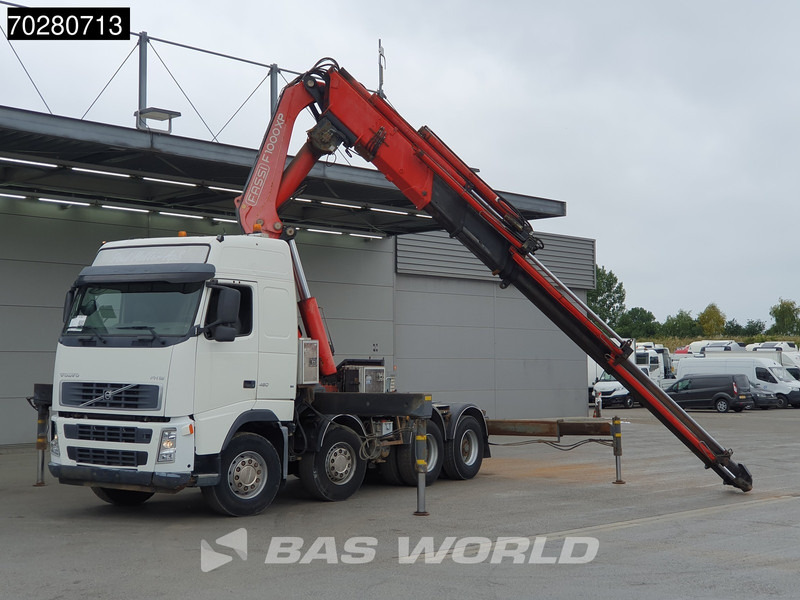 Tractor unit Volvo FH 460 FH 8X4 Manual Fassi F900A XP.27 Crane+Winch Big-Axle Lenkachse Kran Euro 3: picture 5