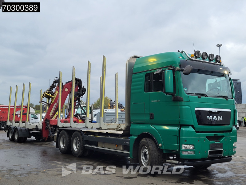 MAN TGX 26.540 6X4 Combi TAJFUN L150Z.96 woodcrane Holztransport Manual Retarder Euro 5 - Truck, Crane truck: picture 3 MAN TGX 26.540 6X4 Combi TAJFUN L150Z.96 woodcrane Holztransport Manual Retarder Euro 5 - Truck, Crane truck: picture 3
