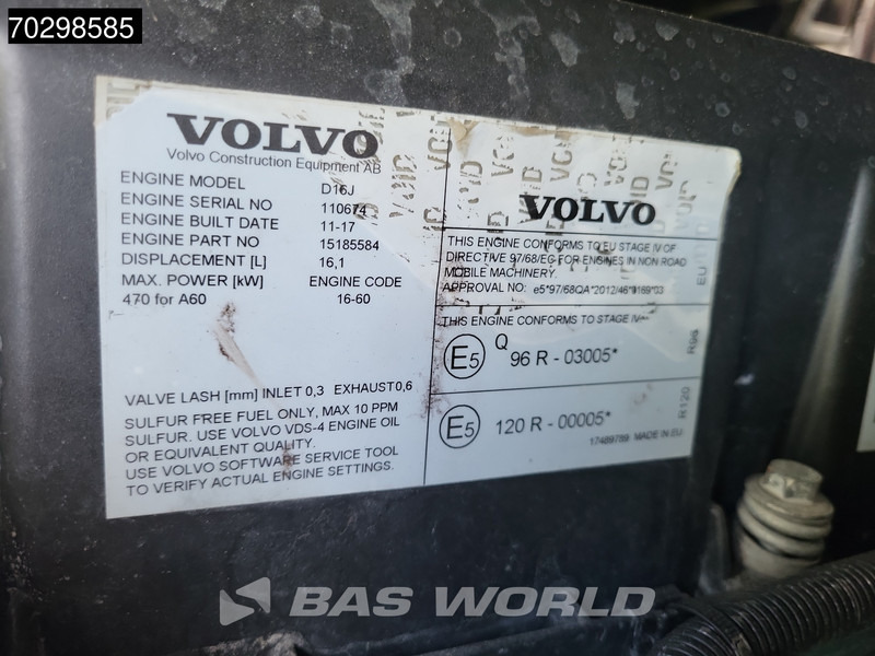 Articulated dumper Volvo A60 H: picture 17