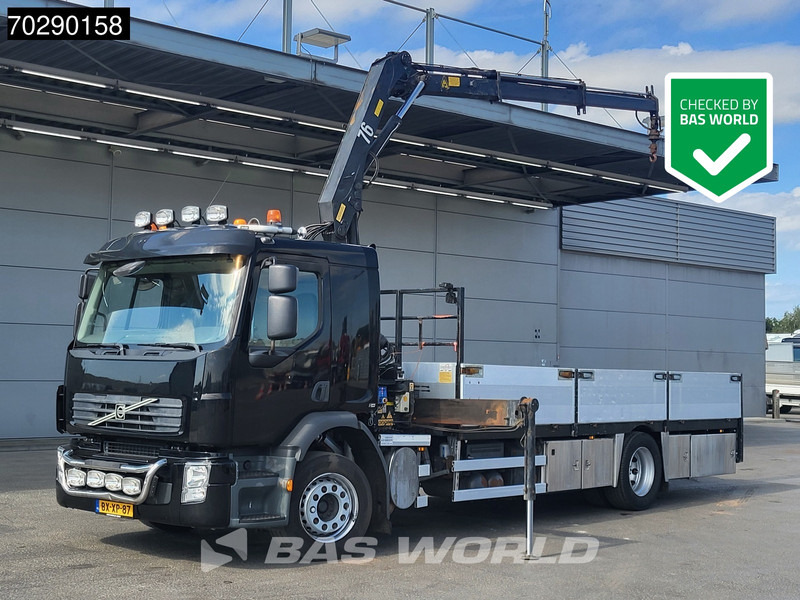 Volvo FE 240 4X2 HMF 760 K2 Kran Crane Remote control Manual Euro 5 - Dropside/ Flatbed truck, Crane truck: picture 1 Volvo FE 240 4X2 HMF 760 K2 Kran Crane Remote control Manual Euro 5 - Dropside/ Flatbed truck, Crane truck: picture 1