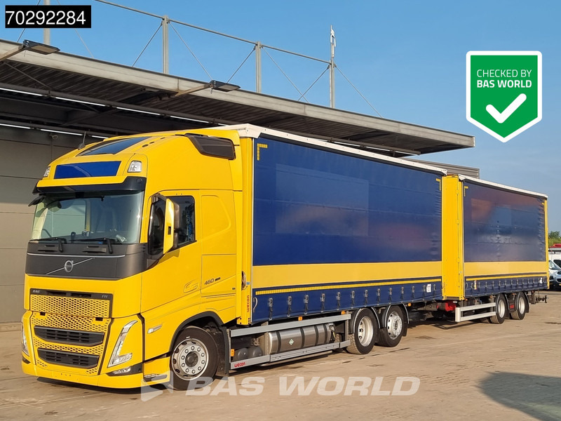 Volvo FH 460 6X2 LNG JUMBO LKW ACC Navi Standklima Liftachse Euro 6 - Curtainsider truck: picture 1 Volvo FH 460 6X2 LNG JUMBO LKW ACC Navi Standklima Liftachse Euro 6 - Curtainsider truck: picture 1