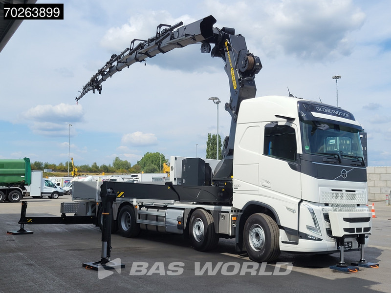 Volvo FH 500 8X2 NEW! Palfinger PK92002 SH 8+6 JIB Crane Kran 3.5t Winch Lift+Steering Axle - Dropside/ Flatbed truck, Crane truck: picture 2 Volvo FH 500 8X2 NEW! Palfinger PK92002 SH 8+6 JIB Crane Kran 3.5t Winch Lift+Steering Axle - Dropside/ Flatbed truck, Crane truck: picture 2