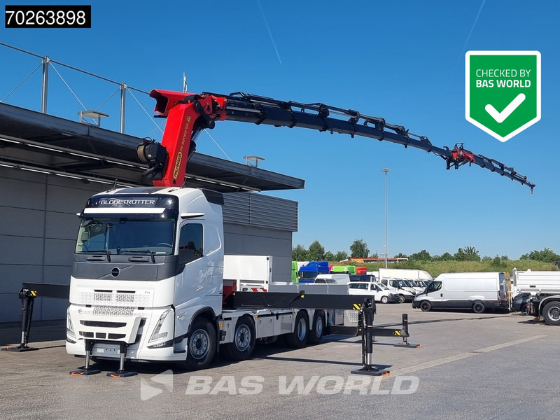 Volvo FH 500 8X2 Palfinger PK92002 SH JIB Kran Lift-Lenkachse Navi Euro 6 - Dropside/ Flatbed truck, Crane truck: picture 3 Volvo FH 500 8X2 Palfinger PK92002 SH JIB Kran Lift-Lenkachse Navi Euro 6 - Dropside/ Flatbed truck, Crane truck: picture 3