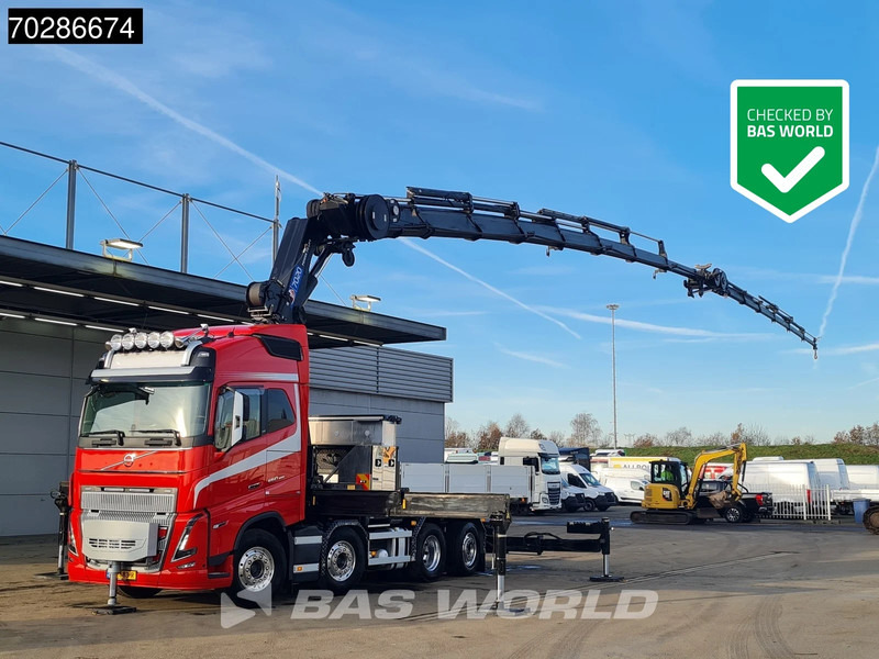 Volvo FH16 650 FH16 8X2 NL-Truck HMF 7020K-RCS Crane + Jib Lift+Steering-Axle Navi LED - Dropside/ Flatbed truck, Crane truck: picture 1 Volvo FH16 650 FH16 8X2 NL-Truck HMF 7020K-RCS Crane + Jib Lift+Steering-Axle Navi LED - Dropside/ Flatbed truck, Crane truck: picture 1