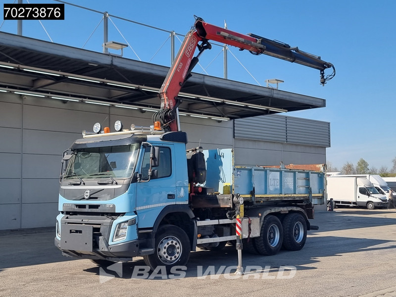 Volvo FMX 420 6X4 Fassi F155A.2.22 Crane 9m3 Big-Axle Automatic Euro 5 - Tipper, Crane truck: picture 1 Volvo FMX 420 6X4 Fassi F155A.2.22 Crane 9m3 Big-Axle Automatic Euro 5 - Tipper, Crane truck: picture 1
