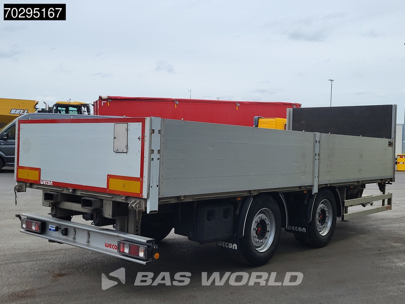 Dropside/ Flatbed trailer Wecon PC 2 axles Kooi aap Lift-Axle: picture 5