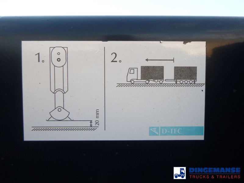 Container transporter/ Swap body semi-trailer D-Tec 4-axle container combi trailer (2 + 2 axles): picture 20