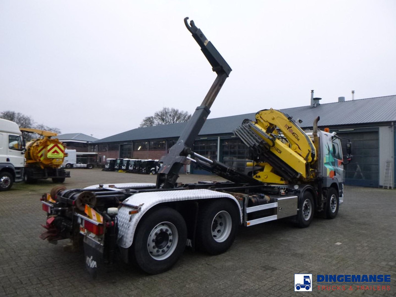 DAF CF 85.410 8x2 Hyva container hook + crane - Crane truck: picture 3 DAF CF 85.410 8x2 Hyva container hook + crane - Crane truck: picture 3