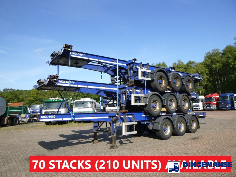 Dennison Stack - 3 x container trailer 20-30-40-45 ft - Container transporter/ Swap body truck: picture 1 Dennison Stack - 3 x container trailer 20-30-40-45 ft - Container transporter/ Swap body truck: picture 1