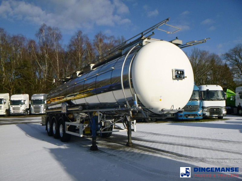 Feldbinder Chemical tank inox L4BH 30 m3 / 1 comp + pump - Tank semi-trailer: picture 2 Feldbinder Chemical tank inox L4BH 30 m3 / 1 comp + pump - Tank semi-trailer: picture 2