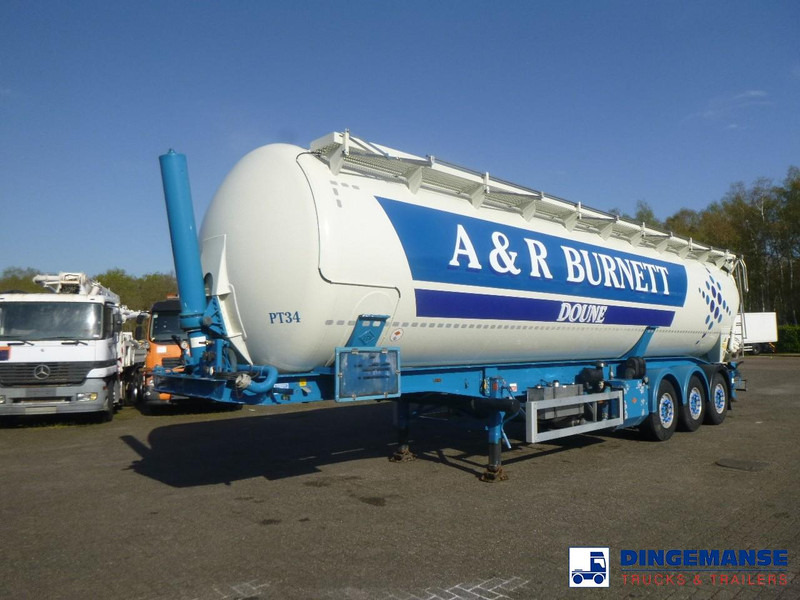 Feldbinder Powder tank alu 60 m3 / Compressor diesel engine. - Tank semi-trailer: picture 1 Feldbinder Powder tank alu 60 m3 / Compressor diesel engine. - Tank semi-trailer: picture 1