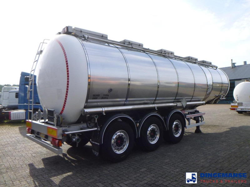 Fluid Chemical tank inox 37.5 m3 / 1 comp ADR 28-10-2025 - Tank semi-trailer: picture 3 Fluid Chemical tank inox 37.5 m3 / 1 comp ADR 28-10-2025 - Tank semi-trailer: picture 3