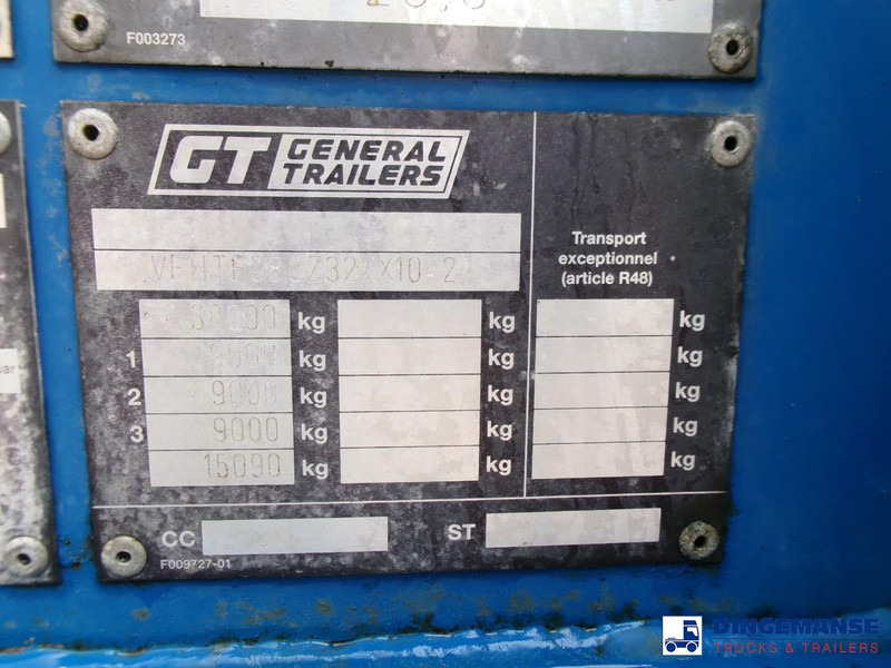 Container transporter/ Swap body semi-trailer GENERAL TRAILERS 3-axle container trailer 20-25-30 ft: picture 17