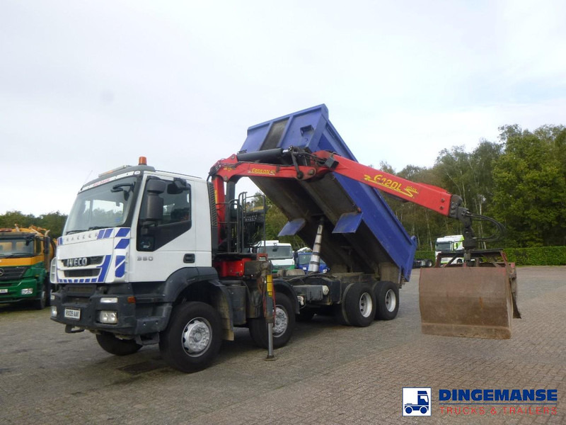 Iveco AD340T36 8x4 RHD tipper + Palfinger E120 plus + grapple - Crane truck: picture 5 Iveco AD340T36 8x4 RHD tipper + Palfinger E120 plus + grapple - Crane truck: picture 5