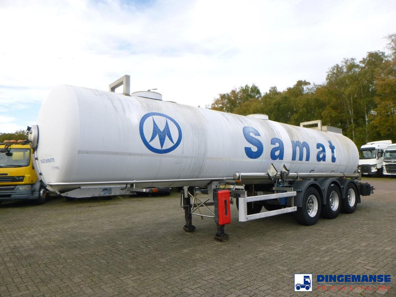 MAISONNEUVE Chemical ACID tank inox L4BH 22.4 m3 / 1 comp (caustic soda) - Tank semi-trailer: picture 1 MAISONNEUVE Chemical ACID tank inox L4BH 22.4 m3 / 1 comp (caustic soda) - Tank semi-trailer: picture 1