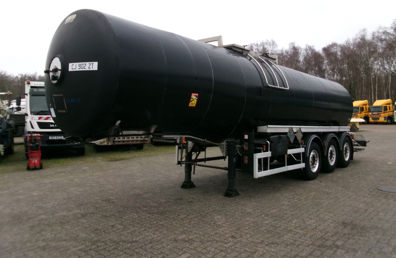 Tank semi-trailer for transportation of fuel Magyar Bitumen / heavy oil tank inox 30.5 m3 / 1 comp + mixer & engine / ADR 03-01-2024: picture 1