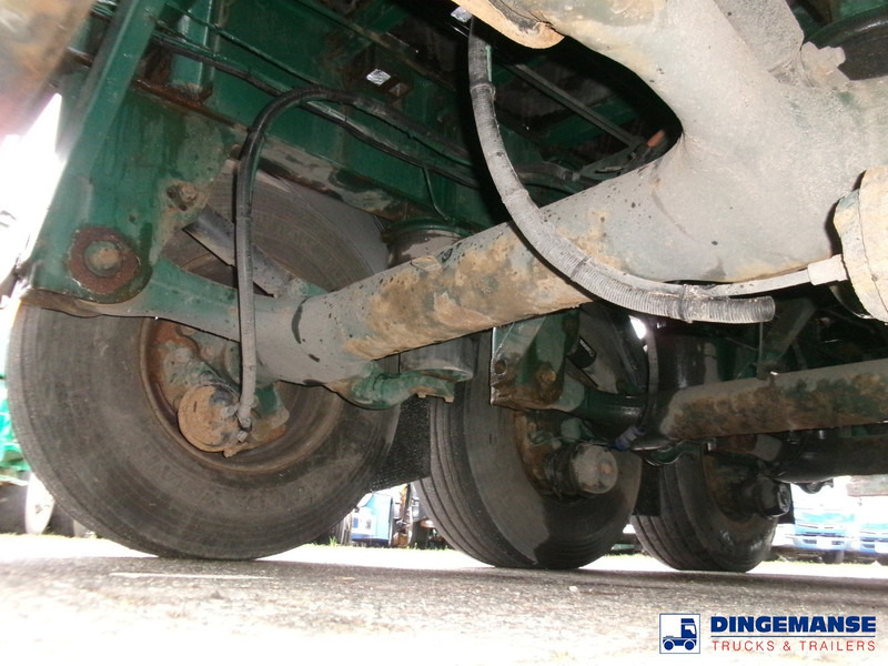 Dropside/ Flatbed truck, Crane truck Massey Platform trailer + HMF 4720 K3 crane: picture 11