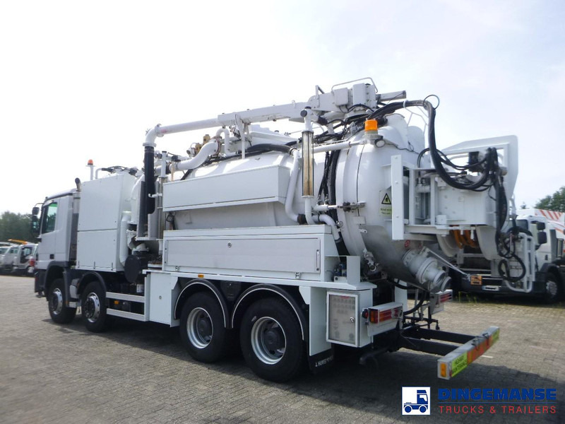 Mercedes-Benz Actros 3241 8x4 RHD Huwer vacuum tank / hydrocureur 15 m3 - Vacuum truck: picture 4 Mercedes-Benz Actros 3241 8x4 RHD Huwer vacuum tank / hydrocureur 15 m3 - Vacuum truck: picture 4