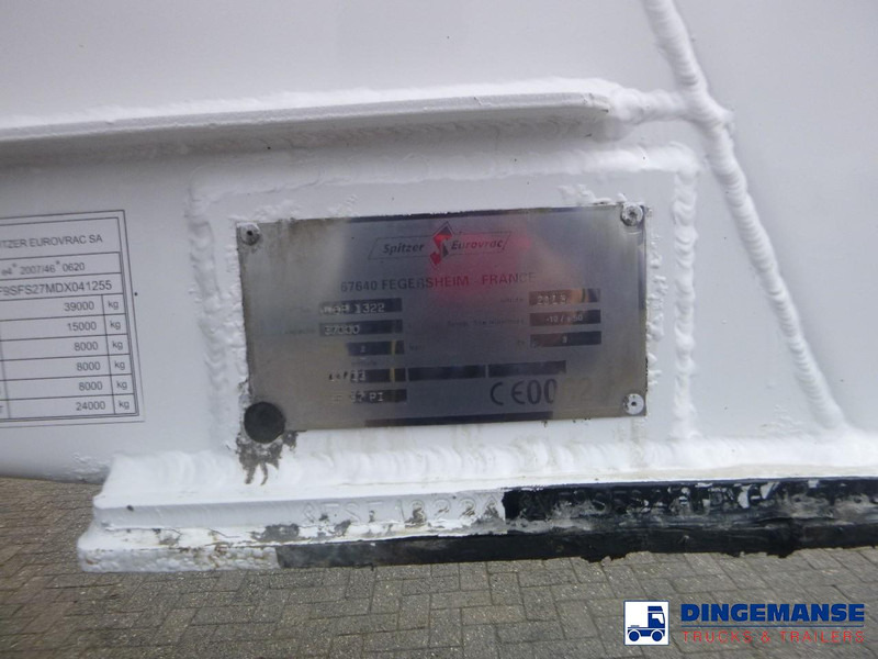 Tank semi-trailer SPITZER Powder tank alu 37 m3 / 1 comp: picture 12