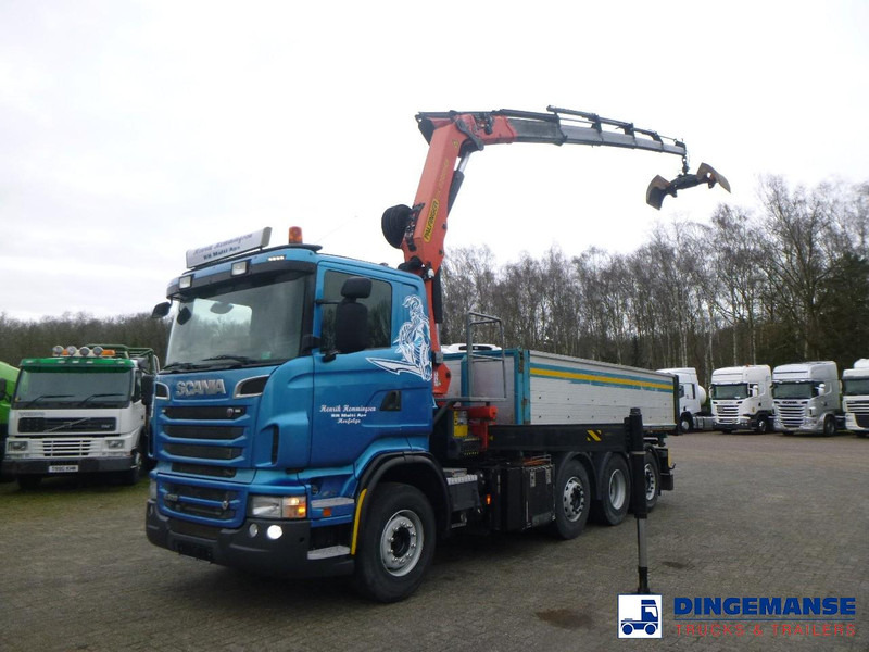 Scania R 500 8X2 tipper + Palfinger PK27001 EHD - Crane truck: picture 1 Scania R 500 8X2 tipper + Palfinger PK27001 EHD - Crane truck: picture 1