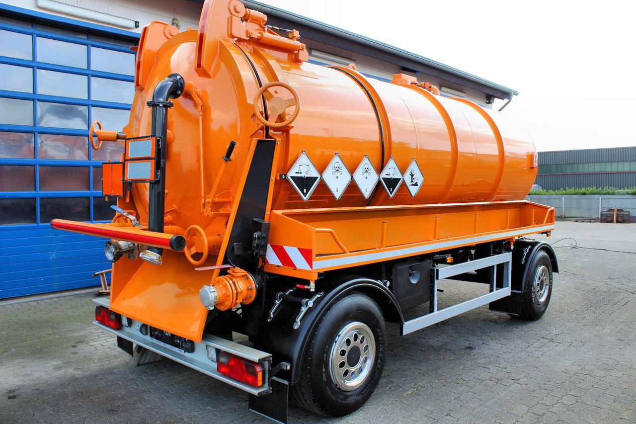 Kutschke / Kroll 10m³ Saug u.Druck ADR INOX - Tank trailer: picture 3 Kutschke / Kroll 10m³ Saug u.Druck ADR INOX - Tank trailer: picture 3