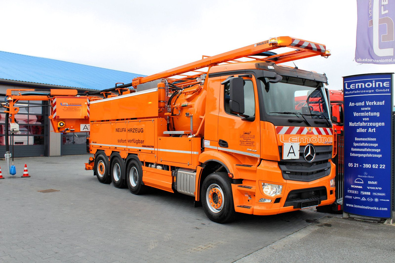 Mercedes-Benz Arocs 3551 8x4 Müller 16mCanalmaster F160EWA WRG - Vacuum truck: picture 1 Mercedes-Benz Arocs 3551 8x4 Müller 16mCanalmaster F160EWA WRG - Vacuum truck: picture 1