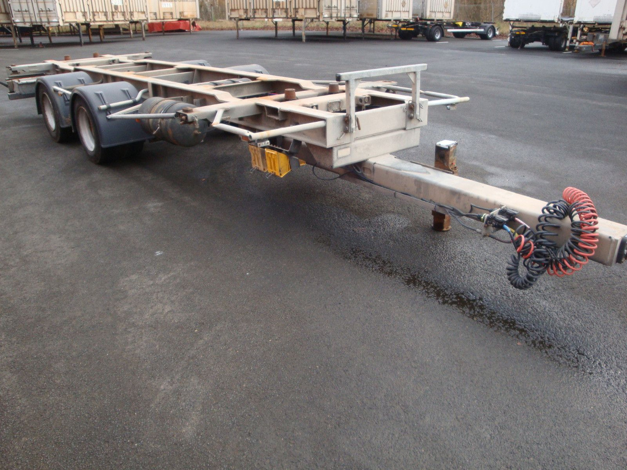 Obermaier W190 ZLU Jumbo Tandem BDF C 7820 7,82 verzinkt - Container transporter/ Swap body trailer: picture 5 Obermaier W190 ZLU Jumbo Tandem BDF C 7820 7,82 verzinkt - Container transporter/ Swap body trailer: picture 5