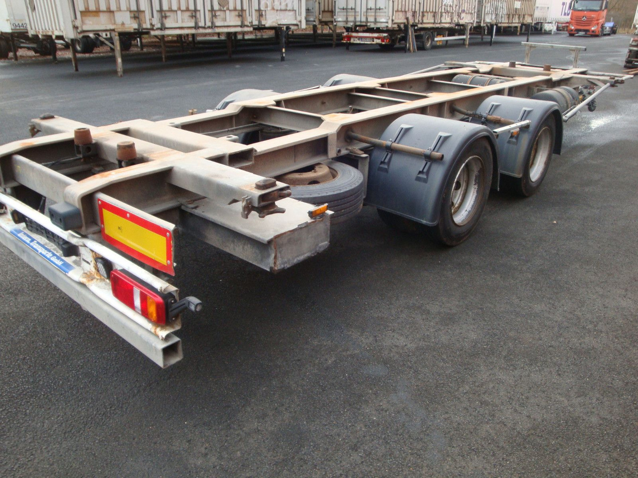 Obermaier W190 ZLU Jumbo Tandem BDF C 7820 7,82 verzinkt - Container transporter/ Swap body trailer: picture 4 Obermaier W190 ZLU Jumbo Tandem BDF C 7820 7,82 verzinkt - Container transporter/ Swap body trailer: picture 4