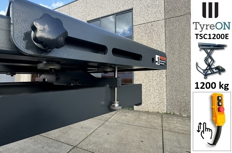 Workshop equipment TSC1200E mobile EV battery lifting table - Mobile lifting table for engines, gearboxes, EV battery packs, transmissions andvehicle components - 230V mobile scissor lift table - 1200 kg - H192 c: picture 10