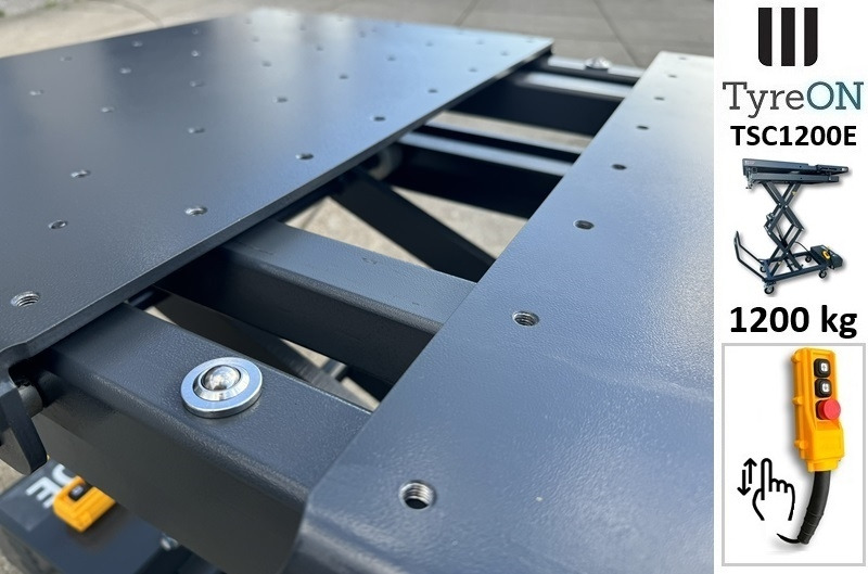 Workshop equipment TSC1200E mobile EV battery lifting table - Mobile lifting table for engines, gearboxes, EV battery packs, transmissions andvehicle components - 230V mobile scissor lift table - 1200 kg - H192 c: picture 7