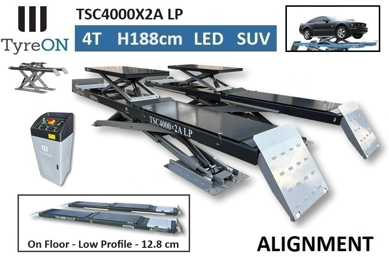TSC4000X2A LP wheel alignment lift - On floor - Free wheel lifting system - 4.5 m lightened runways (65 cm wide) - Low profile - 4T - Workshop equipment: picture 3 TSC4000X2A LP wheel alignment lift - On floor - Free wheel lifting system - 4.5 m lightened runways (65 cm wide) - Low profile - 4T - Workshop equipment: picture 3
