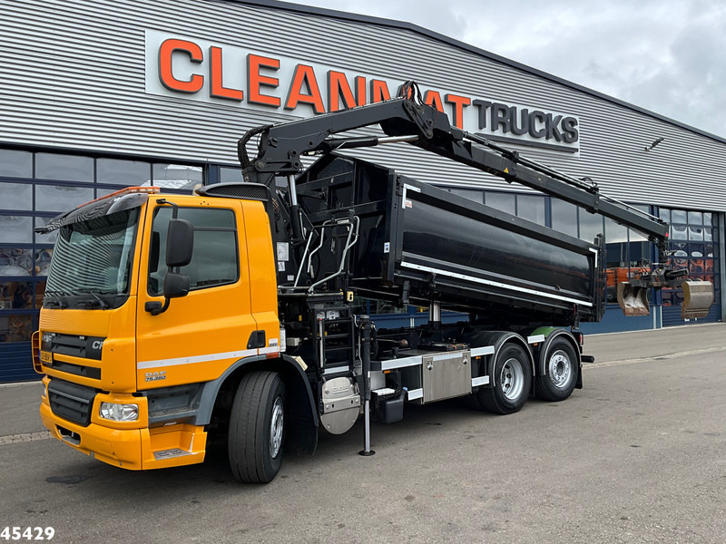 DAF FAN 75 CF 360 Hiab 12 Tonmeter laadkraan + Kipper 15m³ Just 177.993 km! - Tipper, Crane truck: picture 1 DAF FAN 75 CF 360 Hiab 12 Tonmeter laadkraan + Kipper 15m³ Just 177.993 km! - Tipper, Crane truck: picture 1