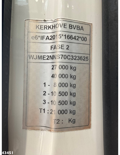 Hook lift truck Iveco AD260T 6x4 Euro 6 AJK 20 haakarmsysteem: picture 19