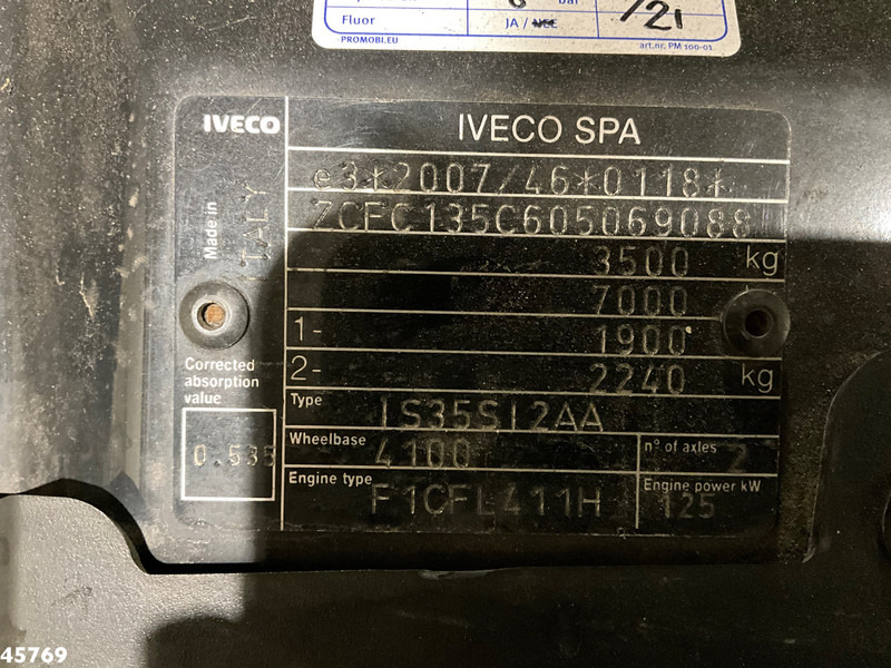 Tipper Iveco Daily 35S17D Kipper 7 persoons Just 95.281 km!: picture 17 Tipper Iveco Daily 35S17D Kipper 7 persoons Just 95.281 km!: picture 17