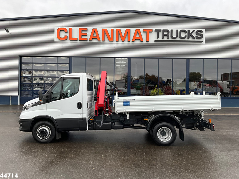 Iveco Daily 72C18 HMF laadkraan 3,4 Tonmeter laadkraan + Meiller 3-zijdige kipper New & Unused!! - Tipper, Crane truck: picture 4 Iveco Daily 72C18 HMF laadkraan 3,4 Tonmeter laadkraan + Meiller 3-zijdige kipper New & Unused!! - Tipper, Crane truck: picture 4