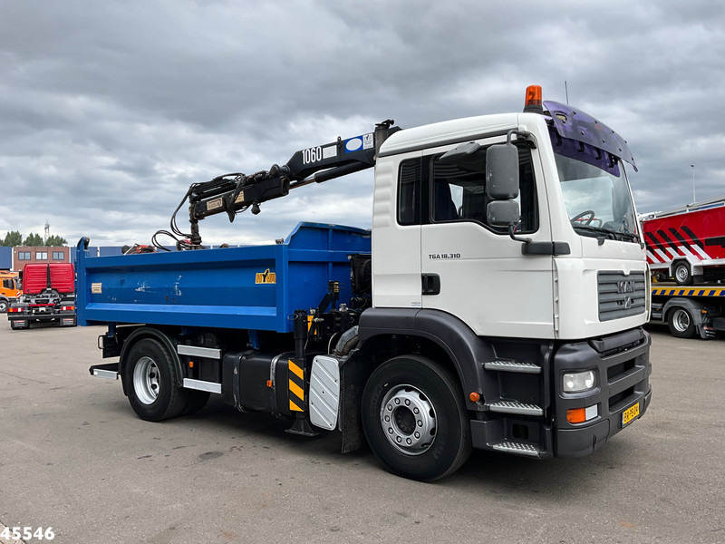 MAN TGA 18.310 Full Steel HMF 10 Tonmeter laadkraan - Tipper, Crane truck: picture 4 MAN TGA 18.310 Full Steel HMF 10 Tonmeter laadkraan - Tipper, Crane truck: picture 4