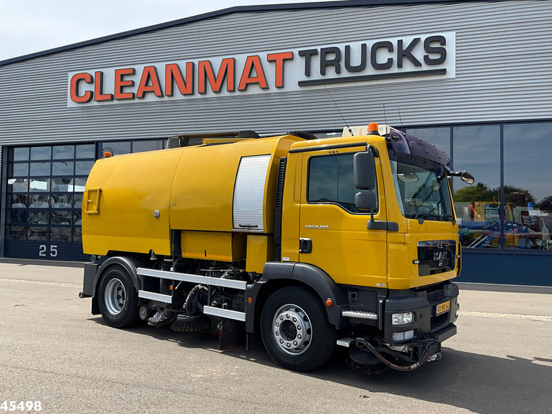 Road sweeper MAN TGM 18.290 4x2 Johnston Beam VT 800 Left and right sweeper: picture 6
