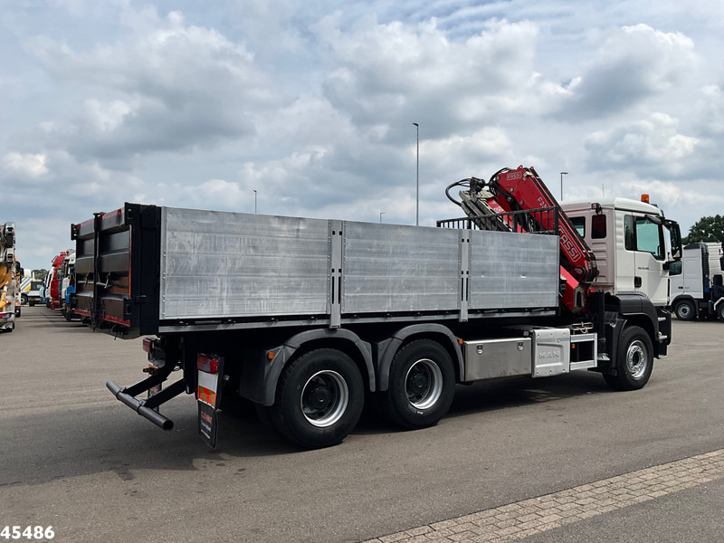 Tipper, Crane truck MAN TGS 33.460 6x4 Euro 6 Fassi 23 Tonmeter laadkraan Just 137.258 Km!: picture 9