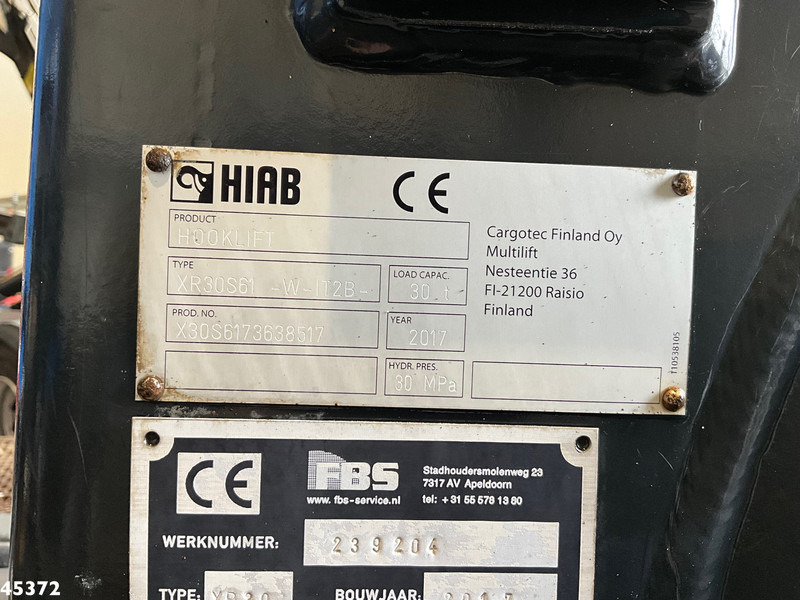 Hook lift truck MAN TGS 36.460 8x4 Euro 6 Hiab 30 Ton haakarmsysteem: picture 20