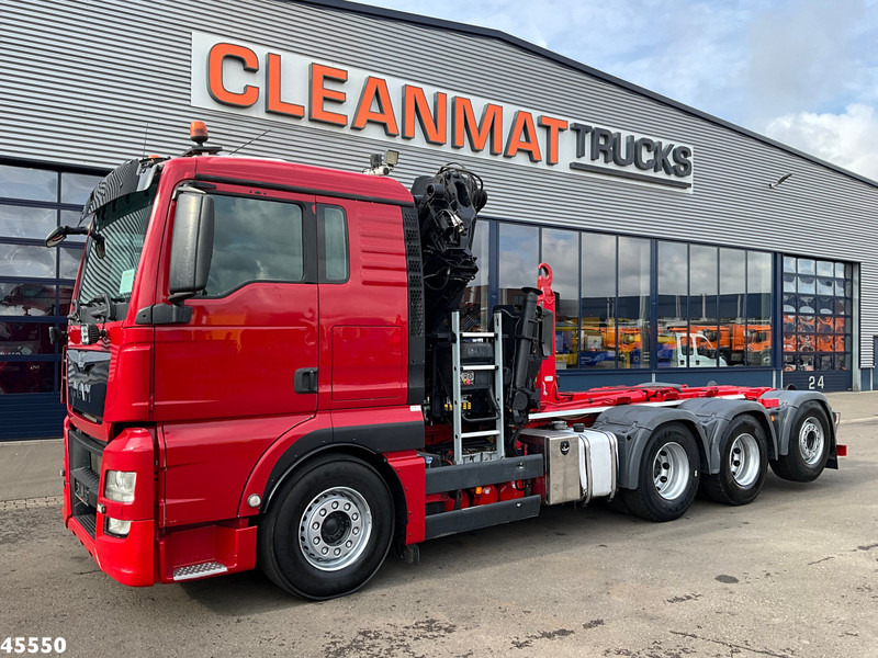 MAN TGX 35.480 8x4 Euro 6 Hiab 28 Tonmeter laadkraan - Hook lift truck, Crane truck: picture 2 MAN TGX 35.480 8x4 Euro 6 Hiab 28 Tonmeter laadkraan - Hook lift truck, Crane truck: picture 2