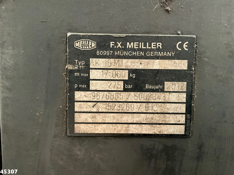 Skip loader truck Scania G 440 6x2 Meiller 16 Tons portaalarmsysteem: picture 19