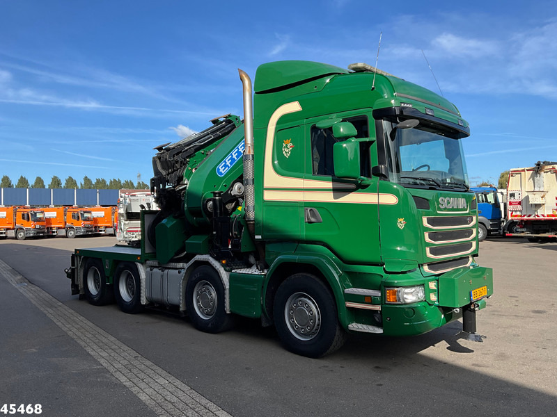 Scania R 490 8x4 Euro 6 Effer 140 Tonmeter laadkraan + Fly-Jib Just 283.508 km - Tractor unit: picture 5 Scania R 490 8x4 Euro 6 Effer 140 Tonmeter laadkraan + Fly-Jib Just 283.508 km - Tractor unit: picture 5