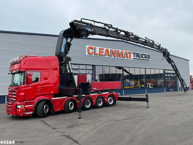 Tractor unit Scania R 620 10x4 V8 Retarder Effer 175 Tonmeter laadkraan + Fly-Jib Just 170.527 km!: picture 9