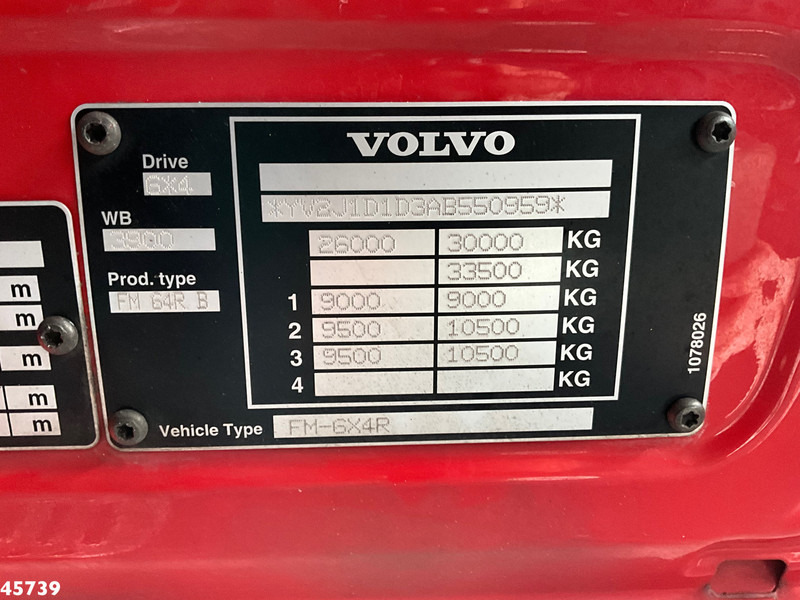 Hook lift truck Volvo FM 330 6x4 Hiab 21 Ton haakarmsysteem Just 35.598 Km!: picture 16