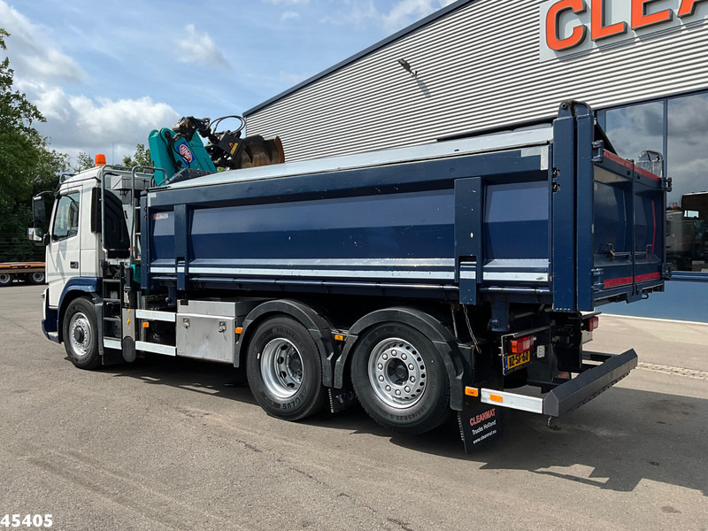 Tipper, Crane truck Volvo FM 330 HMF 16 Tonmeter Z-kraan: picture 6